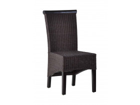 Esszimmerstuhl Rattan Modern Mango Braun