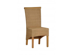 Esszimmerstuhl Rattan Modern Massivholz Rattan Mango Rattan natur
