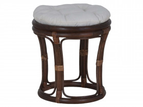 Sitzhocker Rattan Landhaus Rattan Braun