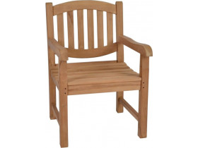 Gartenstuhl  Gartenmöbel Outdoor Modern Massivholz Teak Honig