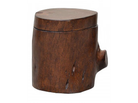 Sitzhocker Timber Modern Sheesham Braun