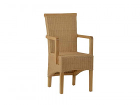 Armlehnstuhl Rattan Modern Mango Rattan natur