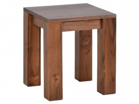 Sitzhocker Thali Modern Teak Hellbraun