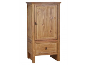Hochschrank Mexico Möbel Landhaus Massivholz Pinie Honig