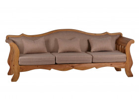 Sofa Mexico Möbel Landhaus Massivholz Pinie Honig