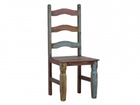 Esszimmerstuhl Cancun Shabby Chic Massivholz Pinie Bunt