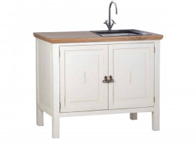 Küchenmodul Mexico Möbel Landhaus Pinie Weiß