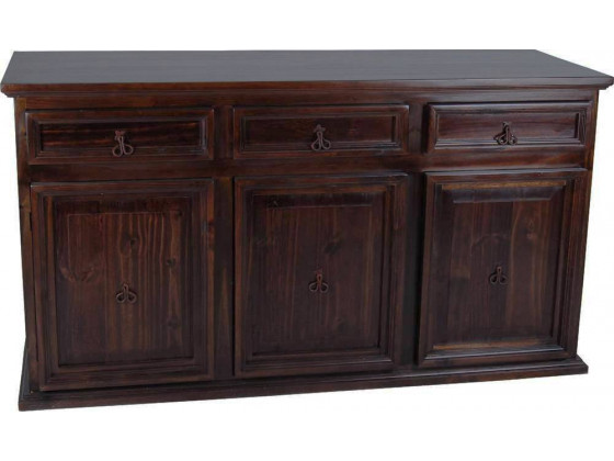 Sideboard Mexico Möbel 167x90x52 cm Kolonialstil Massivholz Pinie