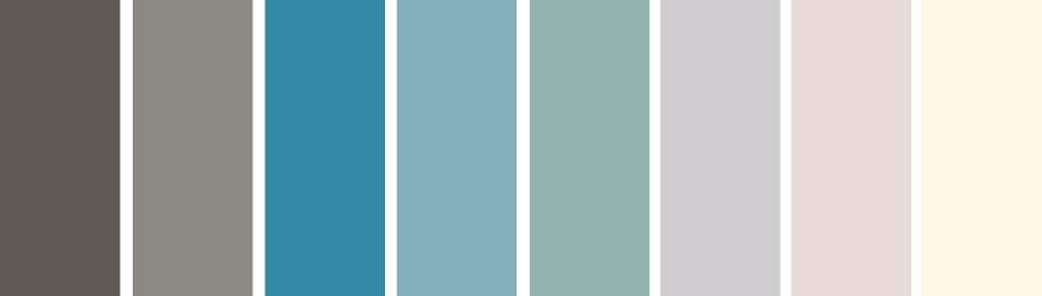 Farbpalette Beachhouse Stil