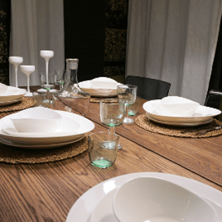 gedeckter Tisch