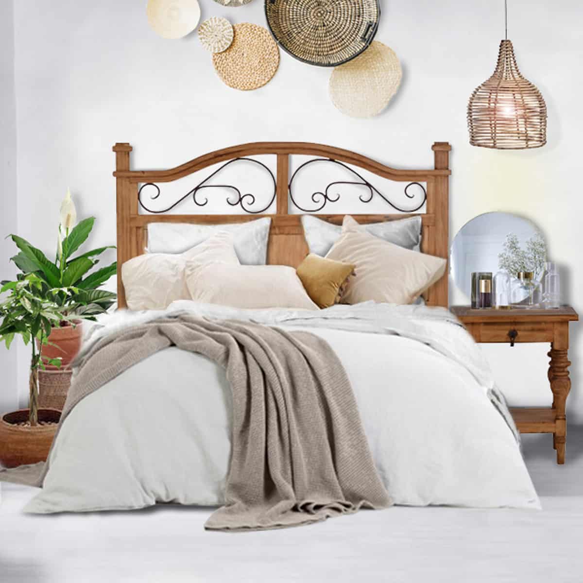 Landhausbett Mexico Bett Pinie